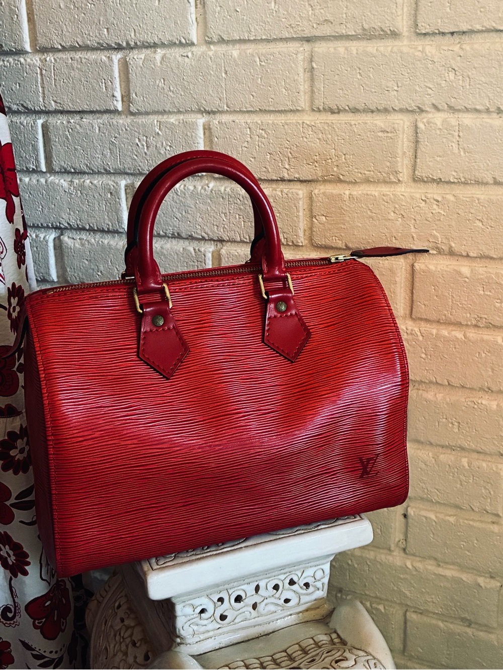 ❤️ Louis Vuitton Speedy 30 Castilian Epi Leather EUC w dustbag